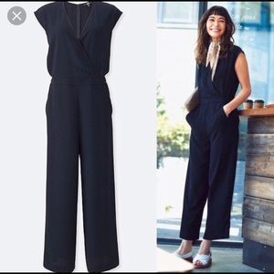 Uniqlo Navy Jumpsuit